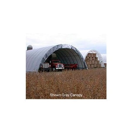 Clearspan Econoline Storage Building 30'W x 15'H x 40'L Green Freestanding 108306FN